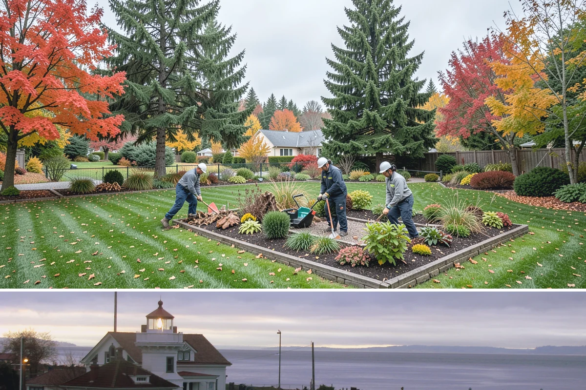 Yard Drainage Correction in Mukilteo, Snohomish County, WA - Best performed in late spring through early fall when soils are workable for major regrading and new turf establishes before...