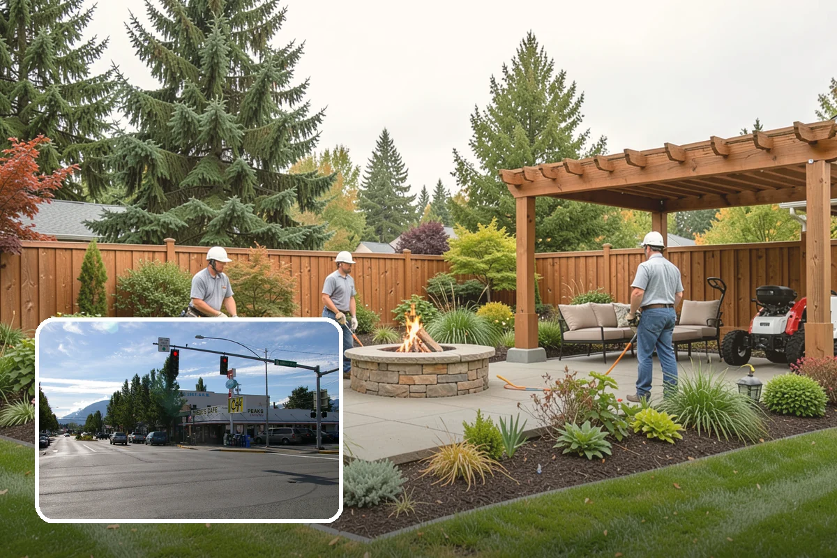 Yard Drainage Correction in North Bend, King County, WA - Comprehensive whole-property drainage fix