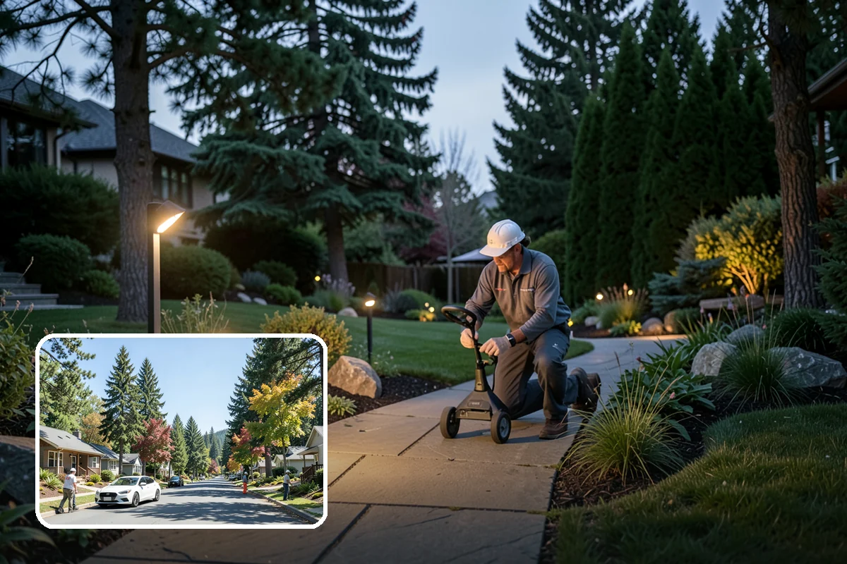 Yard Drainage Correction in Orting, Pierce County, WA - Comprehensive whole-property drainage fix