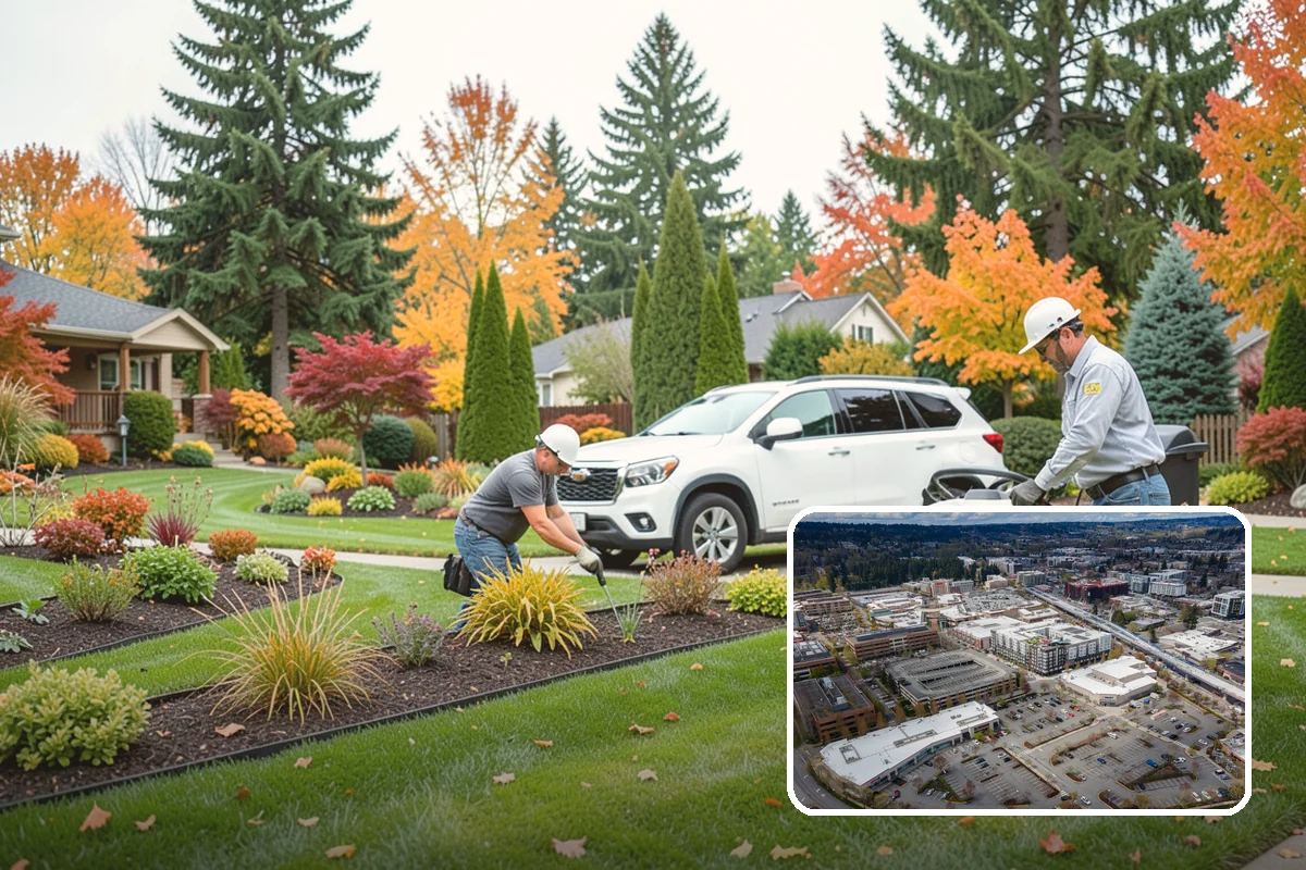Yard Drainage Correction in Redmond, King County, WA - Comprehensive whole-property drainage fix