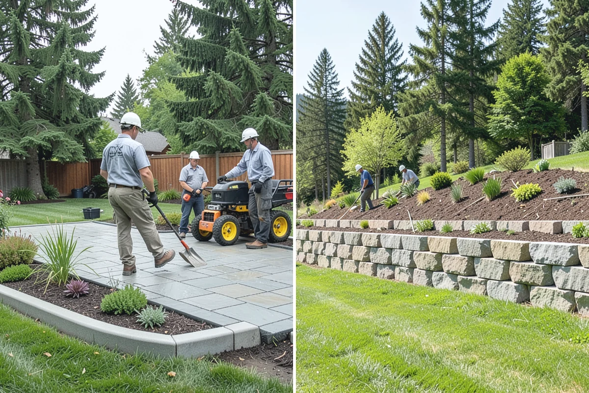 Yard Drainage Correction in Redmond, King County, WA - Assess the full lot grade and all wet areas