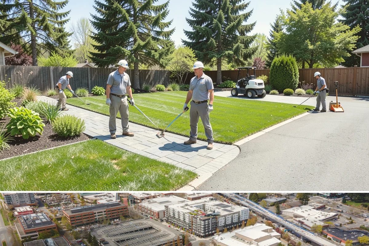 Yard Drainage Correction in Redmond, King County, WA - Best performed in late spring through early fall when soils are workable for major regrading and new turf establishes before...