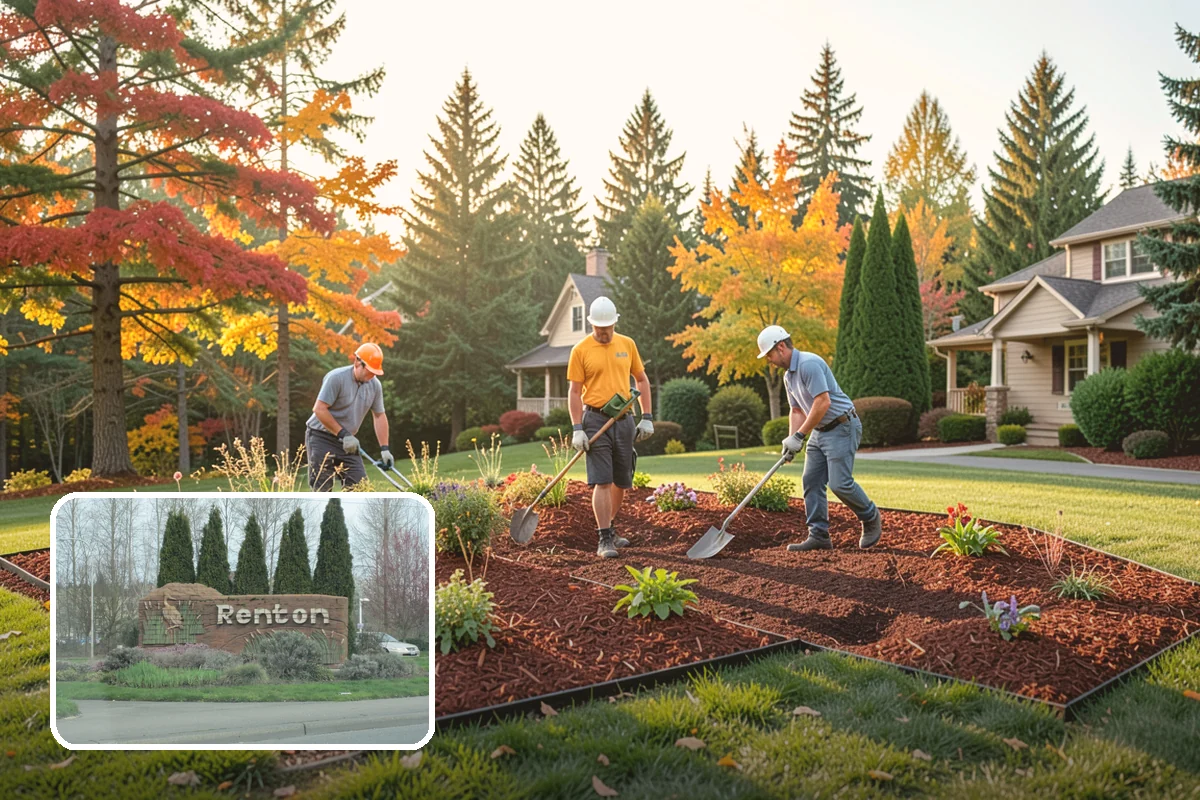 Yard Drainage Correction in Renton, King County, WA - Comprehensive whole-property drainage fix