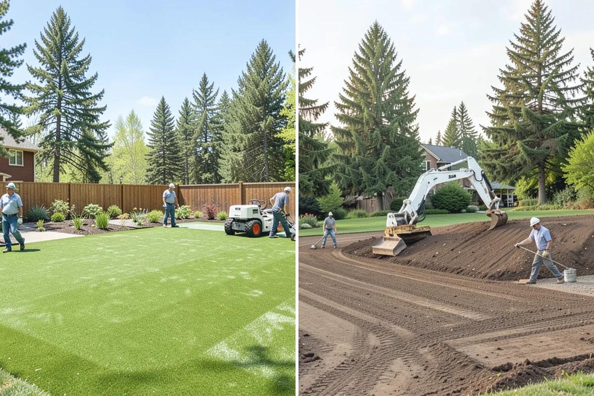 Yard Drainage Correction in Renton, King County, WA - Assess the full lot grade and all wet areas