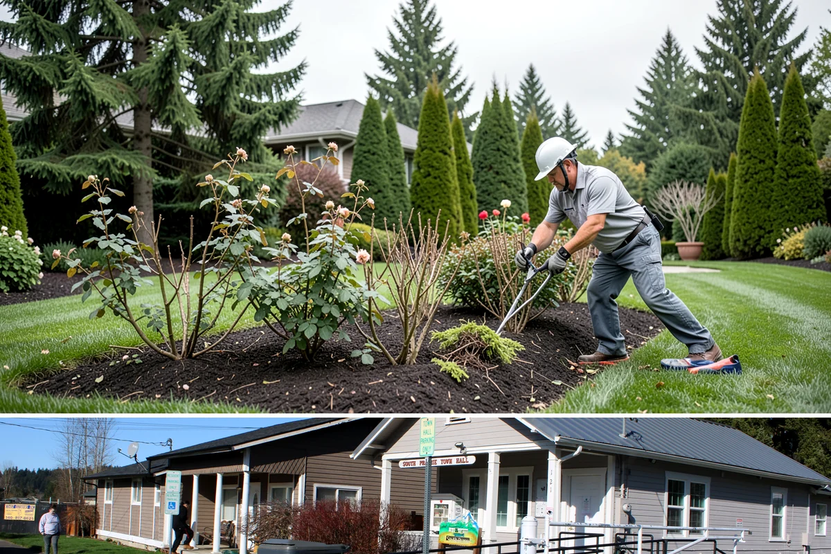 Yard Drainage Correction in South Prairie, Pierce County, WA - Best performed in late spring through early fall when soils are workable for major regrading and new turf establishes before...