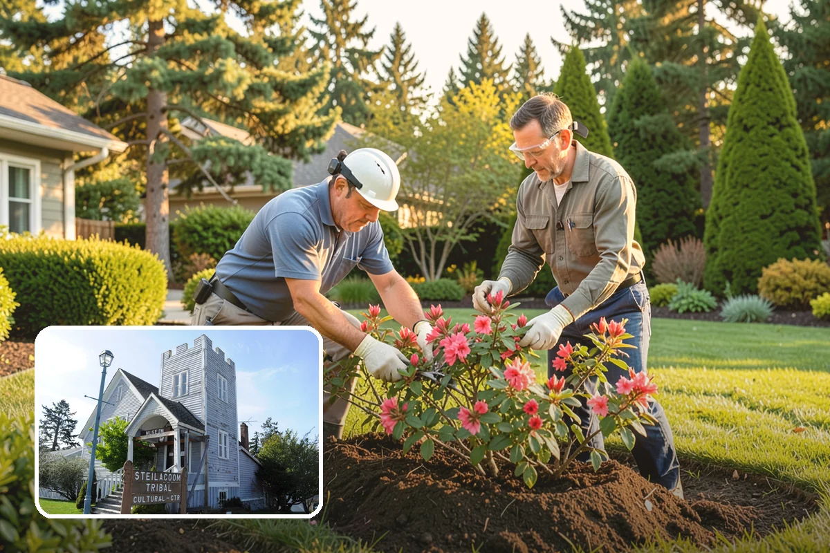 Yard Drainage Correction in Steilacoom, Pierce County, WA - Comprehensive whole-property drainage fix