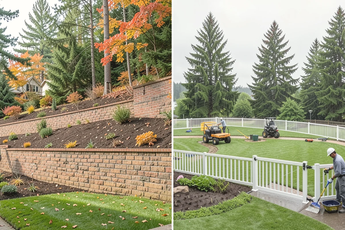 Yard Drainage Correction in Tukwila, King County, WA - Assess the full lot grade and all wet areas