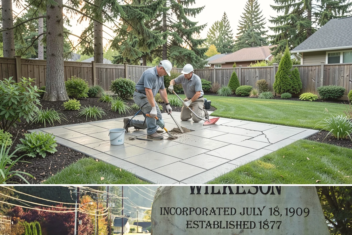 Yard Drainage Correction in Wilkeson, Pierce County, WA - Best performed in late spring through early fall when soils are workable for major regrading and new turf establishes before...