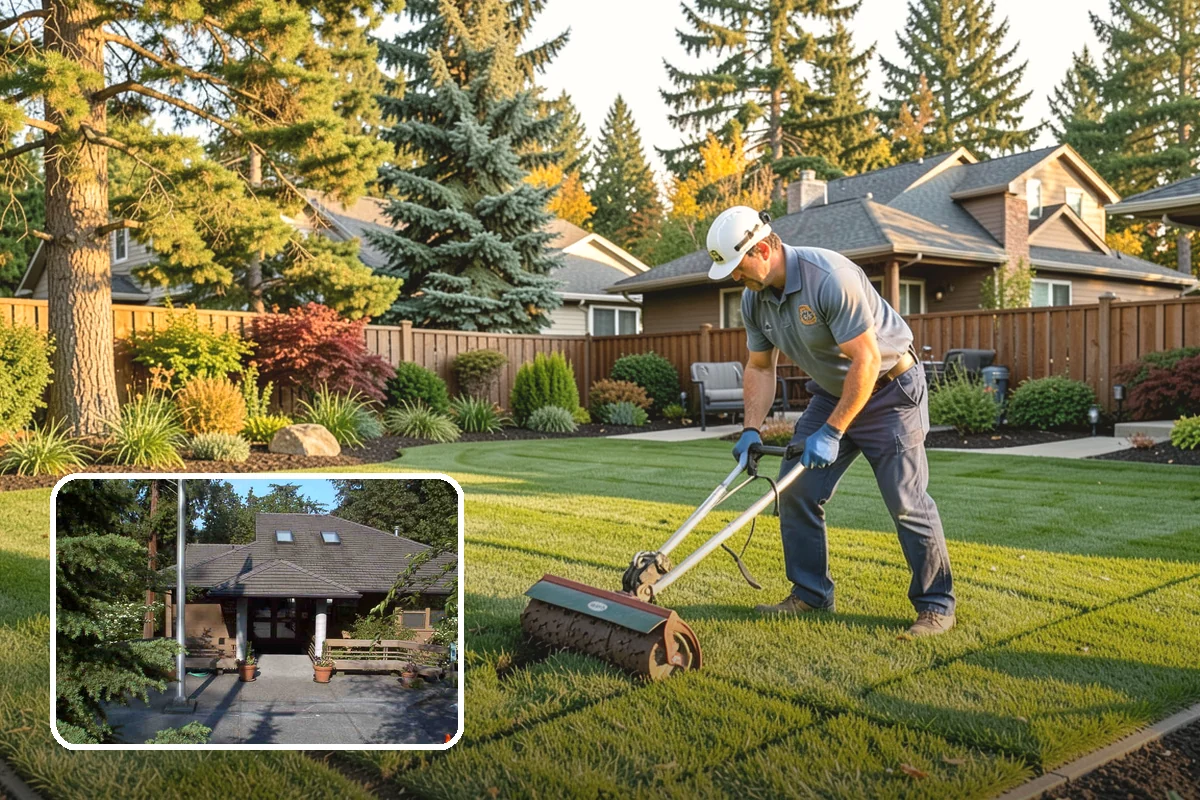 Yard Drainage Correction in Yarrow Point, King County, WA - Comprehensive whole-property drainage fix