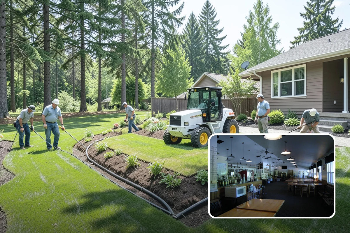 Yard Waste Removal in Black Diamond, King County, WA - Property left clean and clear