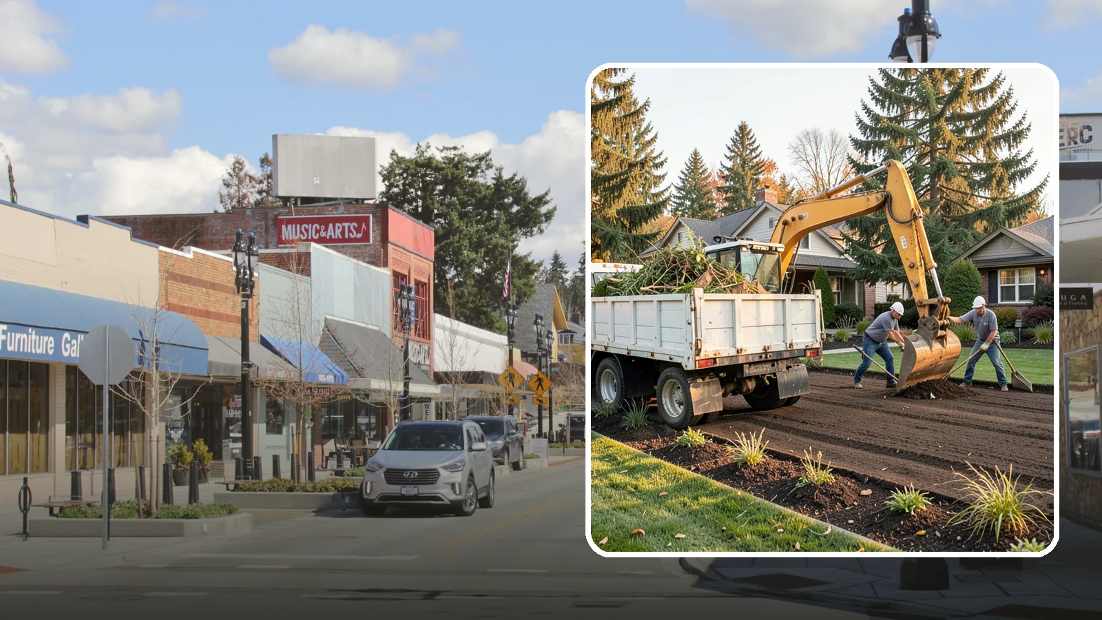 Yard Waste Removal in Bothell, King County, WA - Hauling and disposal of green waste, debris, and yard clutter to leave your property clean.