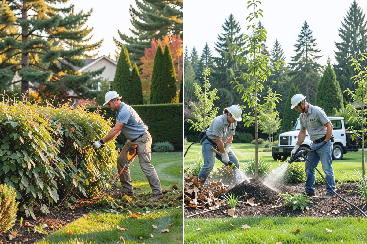 Yard Waste Removal in Coupeville, Island County, WA - Assess the debris type and volume