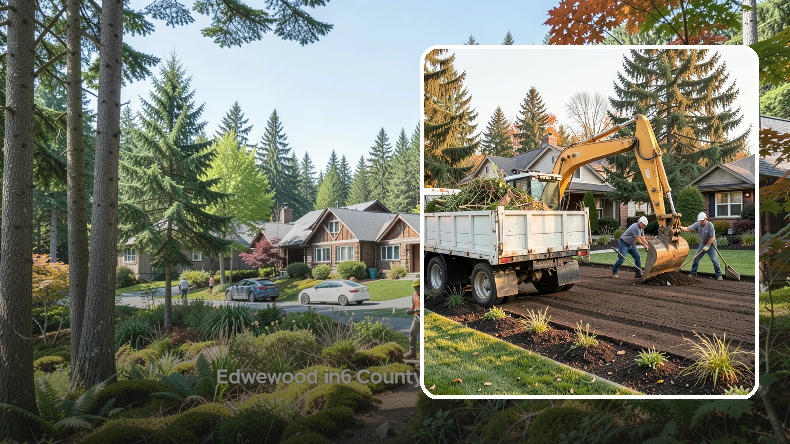 Yard Waste Removal in Edgewood, Pierce County, WA - Hauling and disposal of green waste, debris, and yard clutter to leave your property clean.