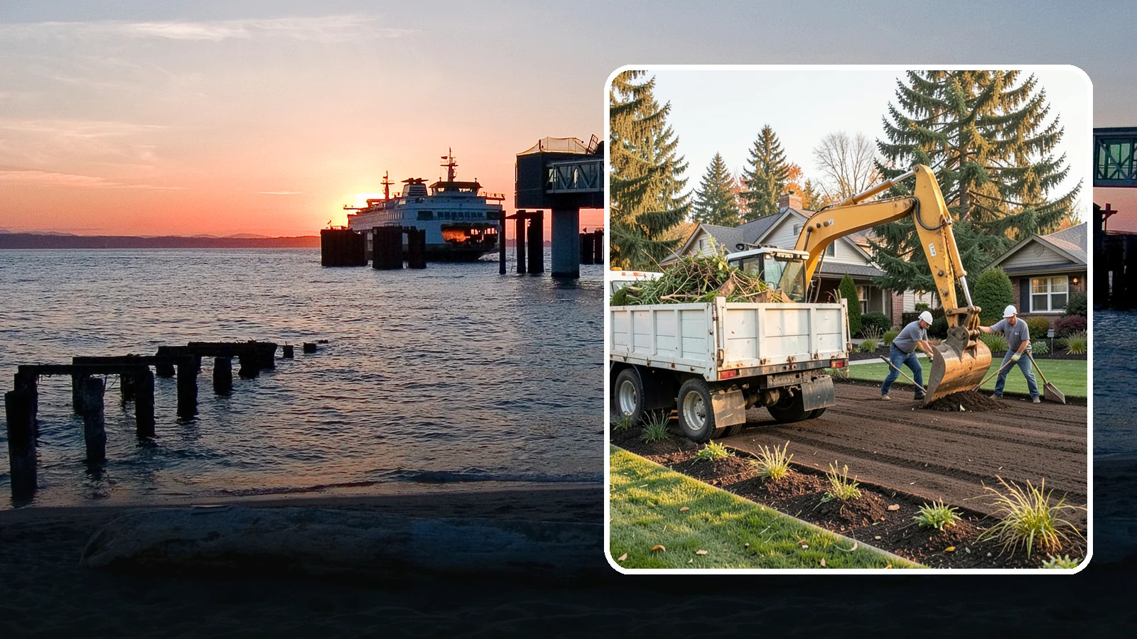 Yard Waste Removal in Edmonds, Snohomish County, WA - Hauling and disposal of green waste, debris, and yard clutter to leave your property clean.