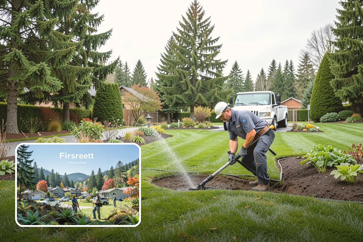 Yard Waste Removal in Fircrest, Pierce County, WA - Property left clean and clear