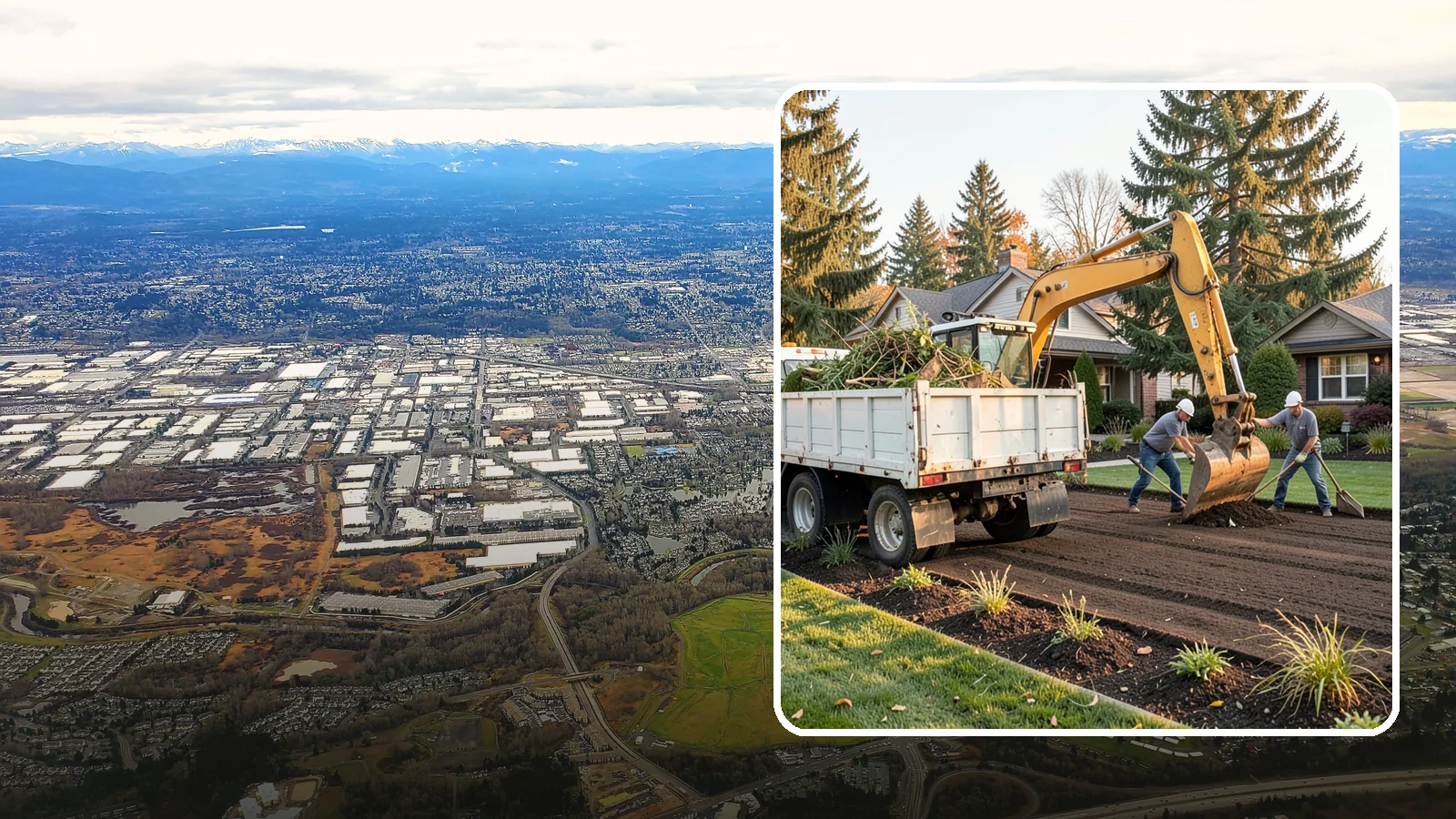 Yard Waste Removal in Kent, King County, WA - Hauling and disposal of green waste, debris, and yard clutter to leave your property clean.
