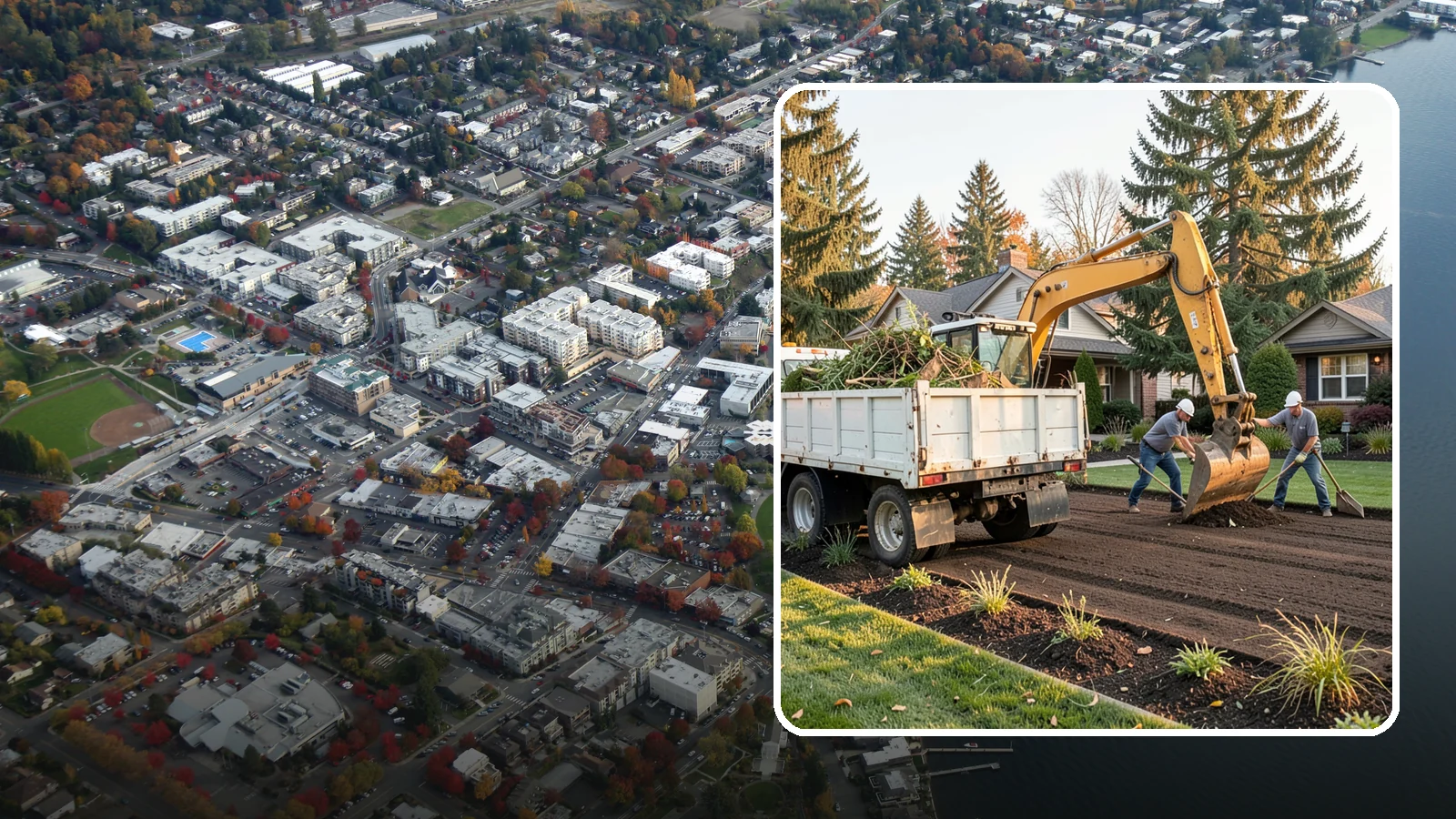 Yard Waste Removal in Kirkland, King County, WA - Hauling and disposal of green waste, debris, and yard clutter to leave your property clean.