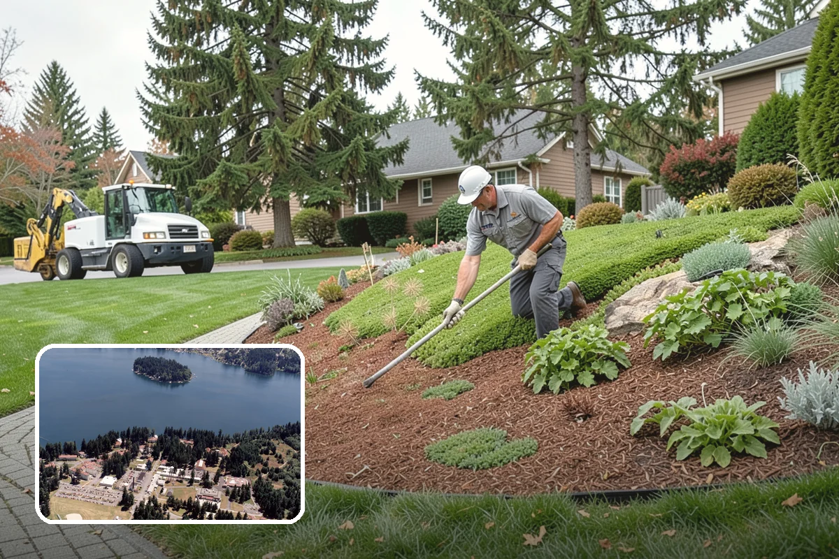 Yard Waste Removal in Lakewood, Pierce County, WA - Property left clean and clear