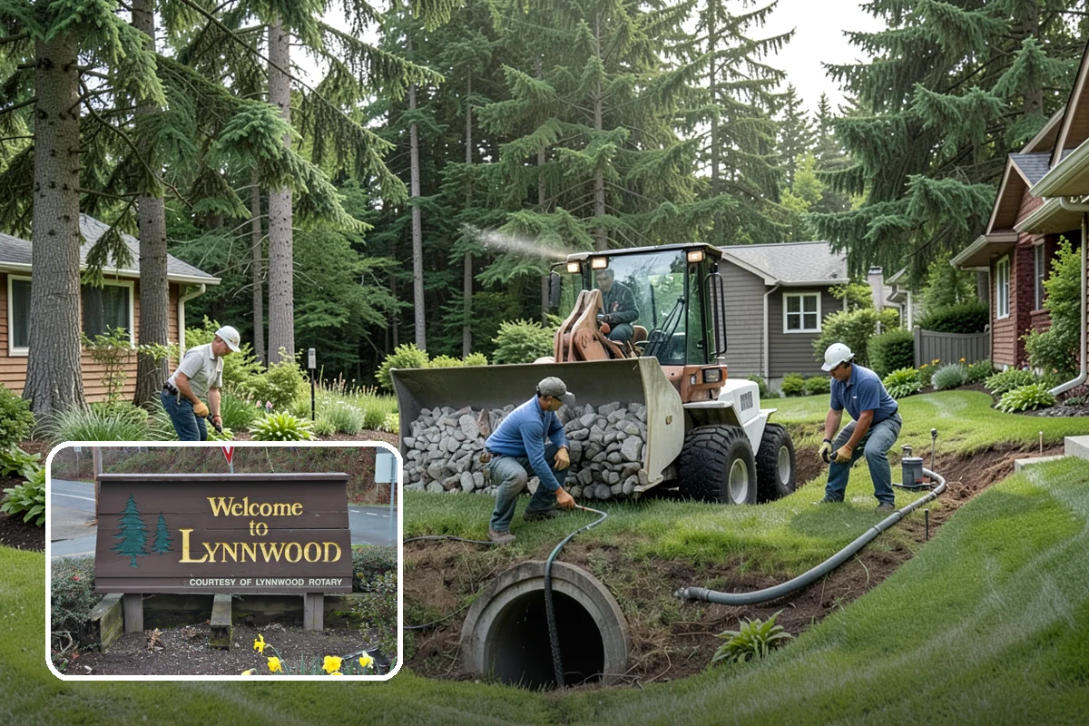 Yard Waste Removal in Lynnwood, Snohomish County, WA - Property left clean and clear