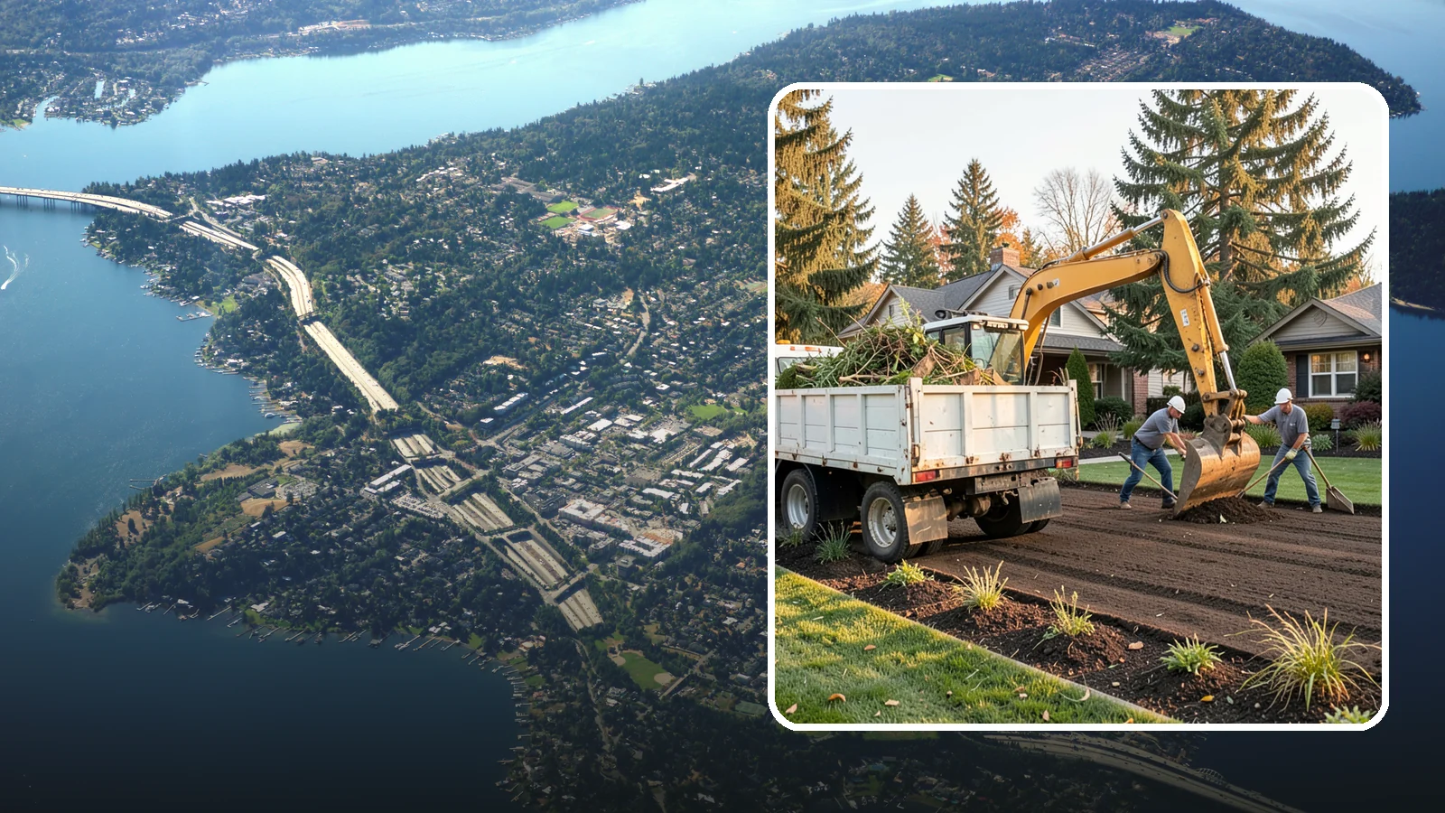 Yard Waste Removal in Mercer Island, King County, WA - Hauling and disposal of green waste, debris, and yard clutter to leave your property clean.