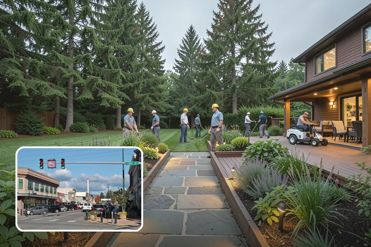 Yard Waste Removal in Monroe, Snohomish County, WA - Property left clean and clear