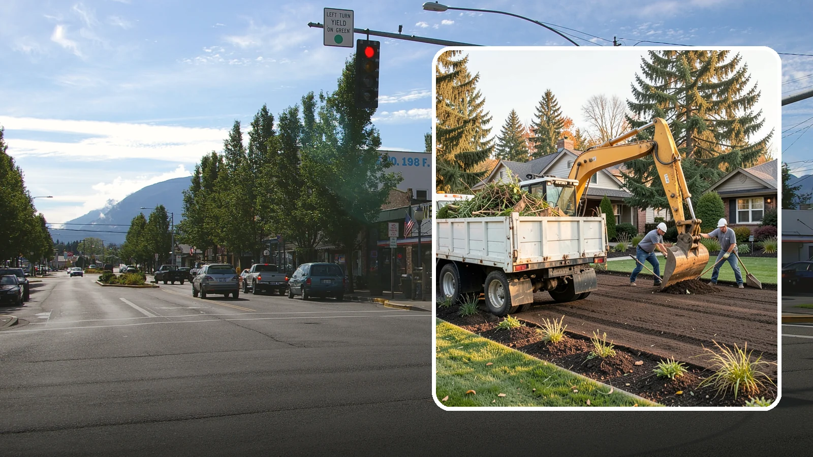 Yard Waste Removal in North Bend, King County, WA - Hauling and disposal of green waste, debris, and yard clutter to leave your property clean.