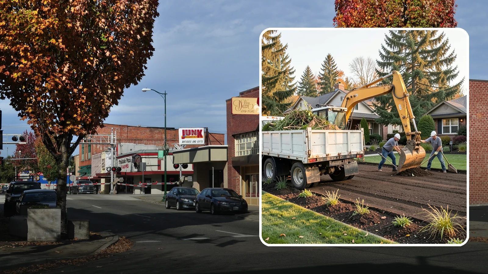 Yard Waste Removal in Puyallup, Pierce County, WA - Hauling and disposal of green waste, debris, and yard clutter to leave your property clean.
