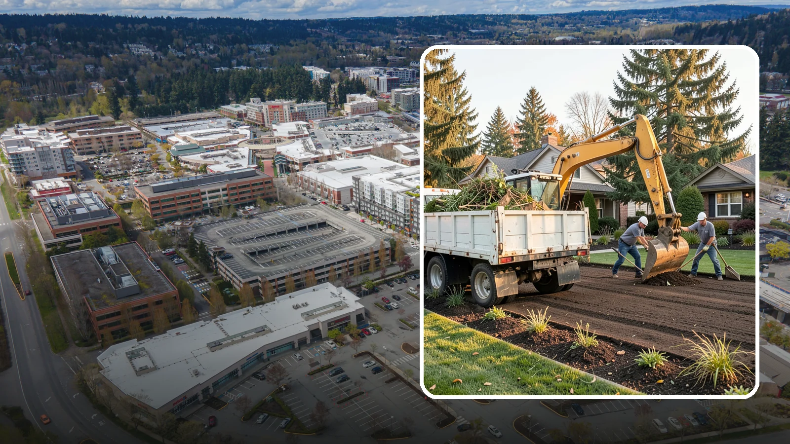 Yard Waste Removal in Redmond, King County, WA - Hauling and disposal of green waste, debris, and yard clutter to leave your property clean.