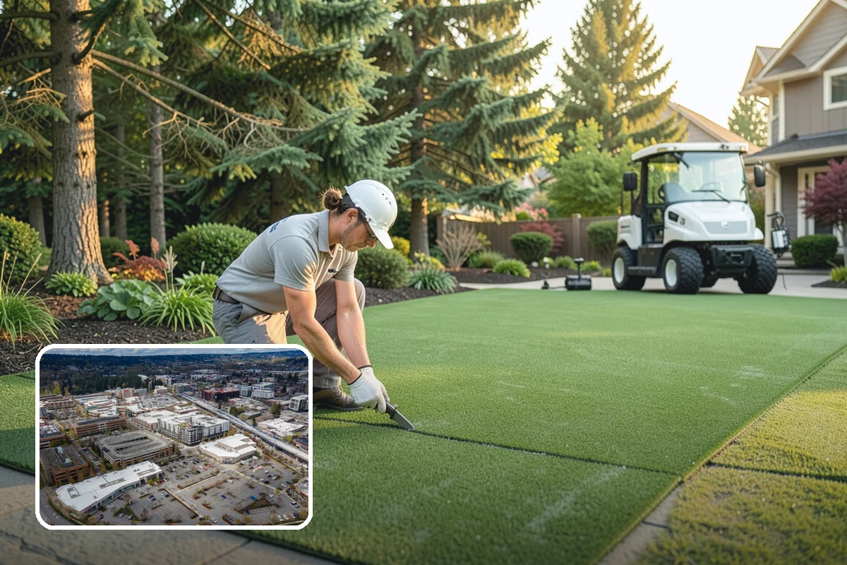 Yard Waste Removal in Redmond, King County, WA - Property left clean and clear