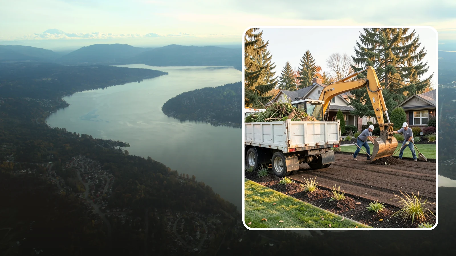 Yard Waste Removal in Sammamish, King County, WA - Hauling and disposal of green waste, debris, and yard clutter to leave your property clean.