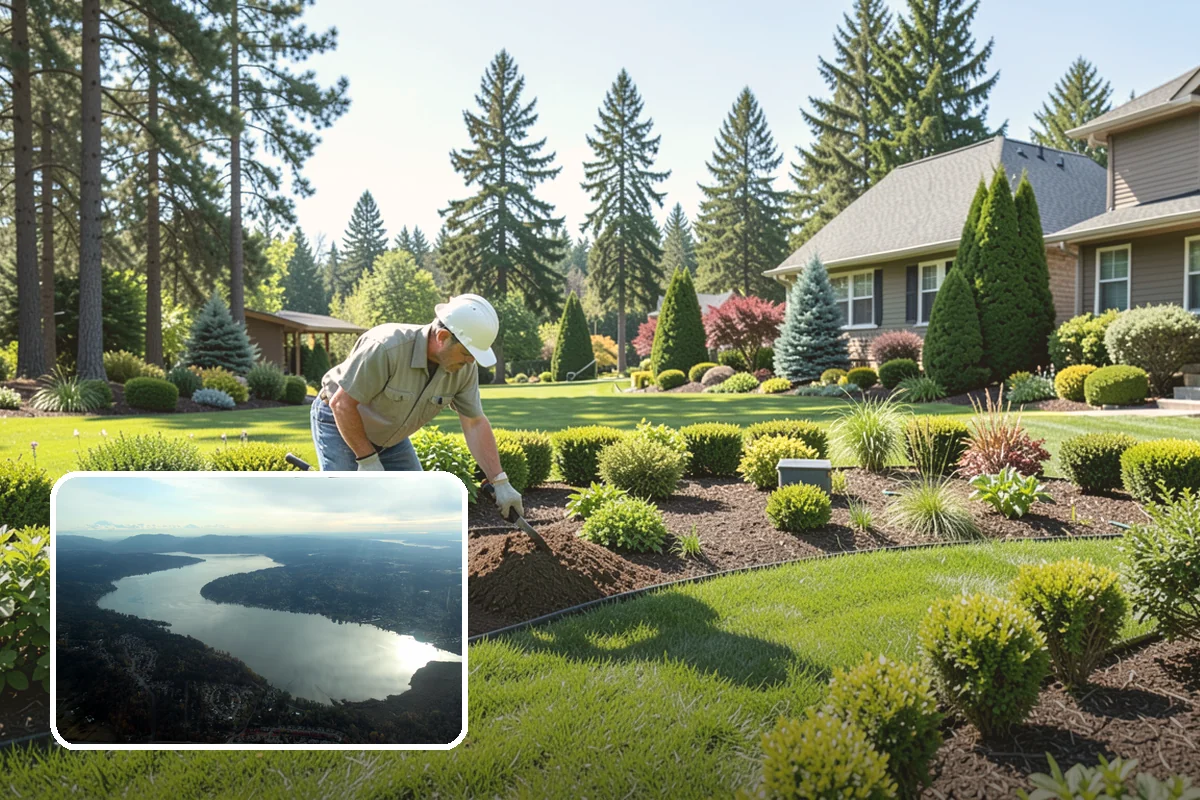 Yard Waste Removal in Sammamish, King County, WA - Property left clean and clear