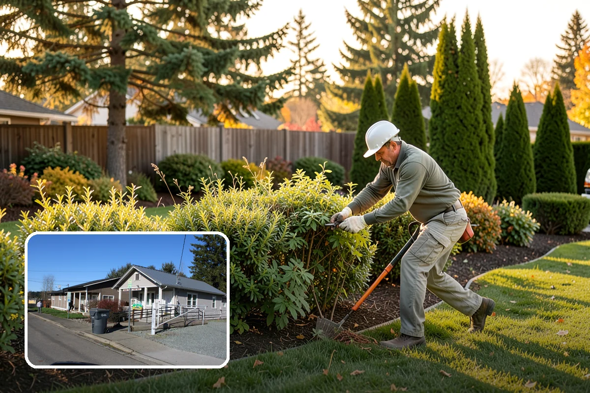 Yard Waste Removal in South Prairie, Pierce County, WA - Property left clean and clear