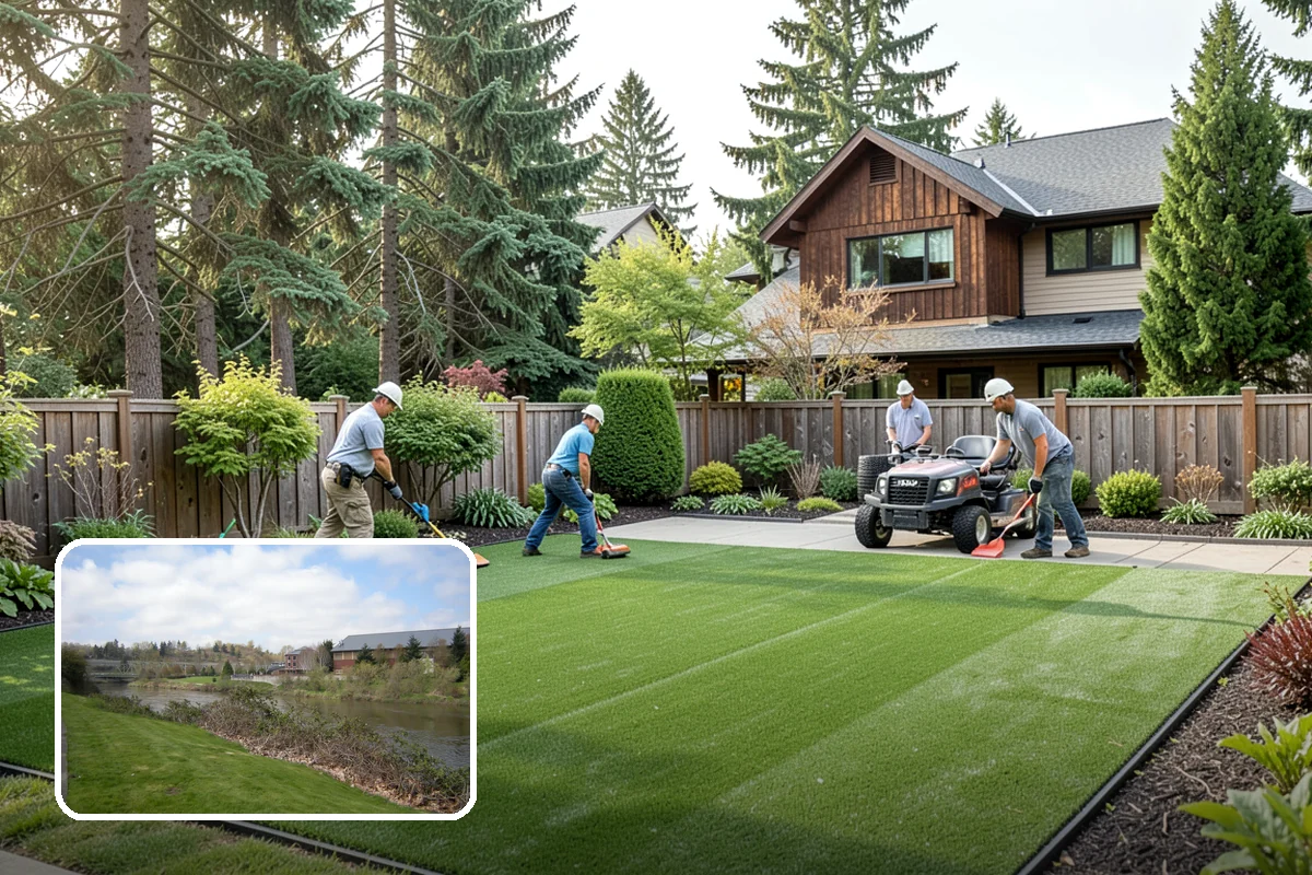 Yard Waste Removal in Tukwila, King County, WA - Property left clean and clear