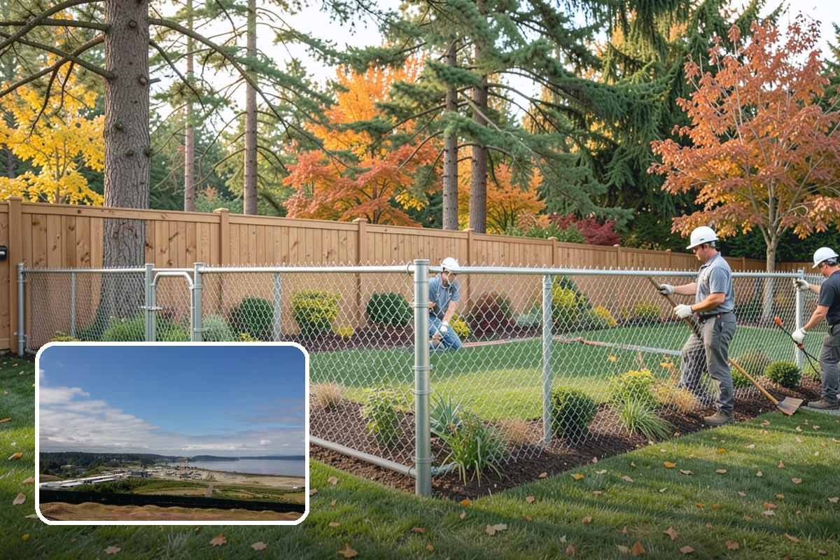 Yard Waste Removal in University Place, Pierce County, WA - Property left clean and clear