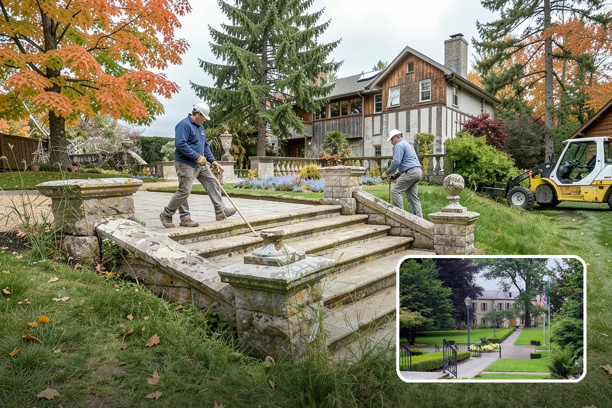 Yard Waste Removal in Woodinville, King County, WA - Property left clean and clear