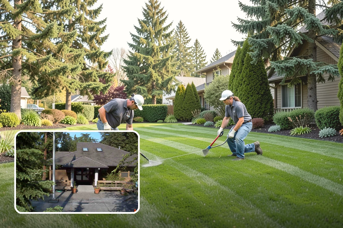 Yard Waste Removal in Yarrow Point, King County, WA - Property left clean and clear
