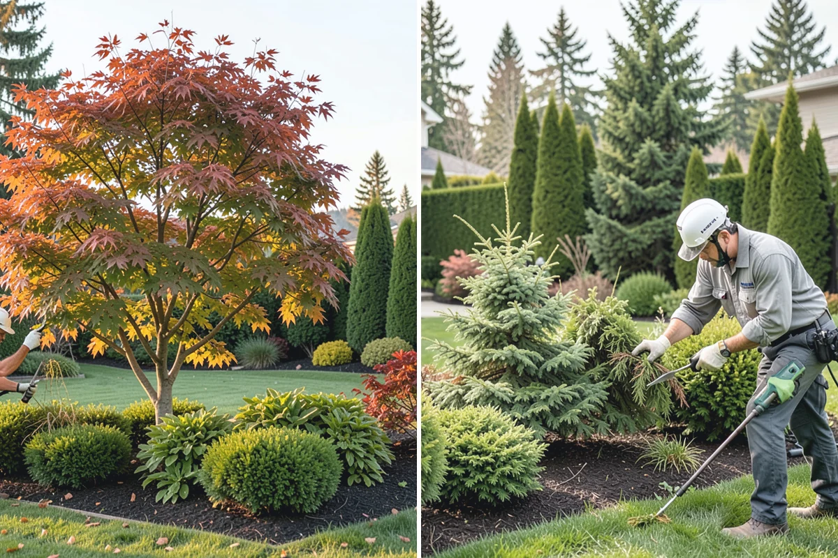 Yew Hedge Trimming in Beaux Arts Village, King County, WA - Review shape, density, and any overgrowth