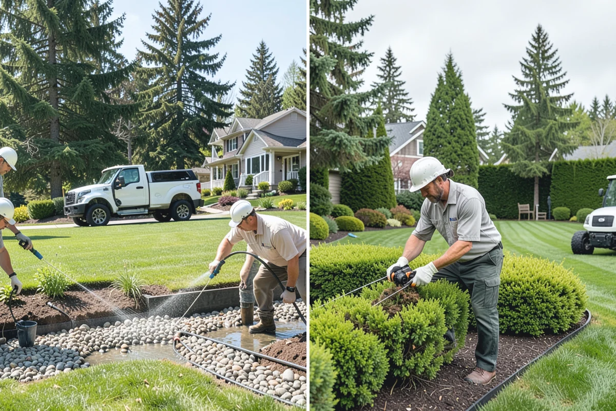 Yew Hedge Trimming in Buckley, Pierce County, WA - Review shape, density, and any overgrowth