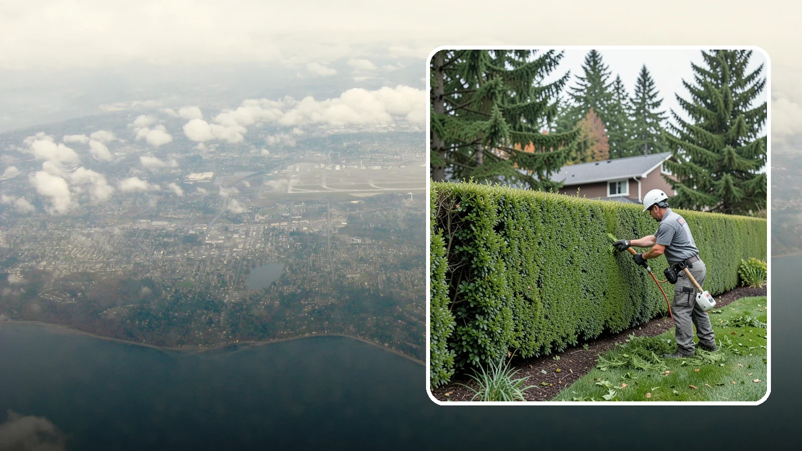 Yew Hedge Trimming in Burien, King County, WA - Traditional yew hedge trimming that shapes this classic conifer into dense formal walls, with the rare ability to regrow from old...