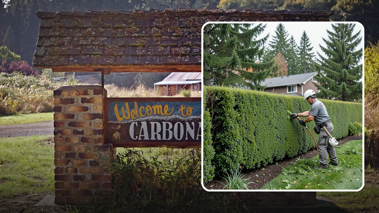 Yew Hedge Trimming in Carbonado, Pierce County, WA - Traditional yew hedge trimming that shapes this classic conifer into dense formal walls, with the rare ability to regrow from old...