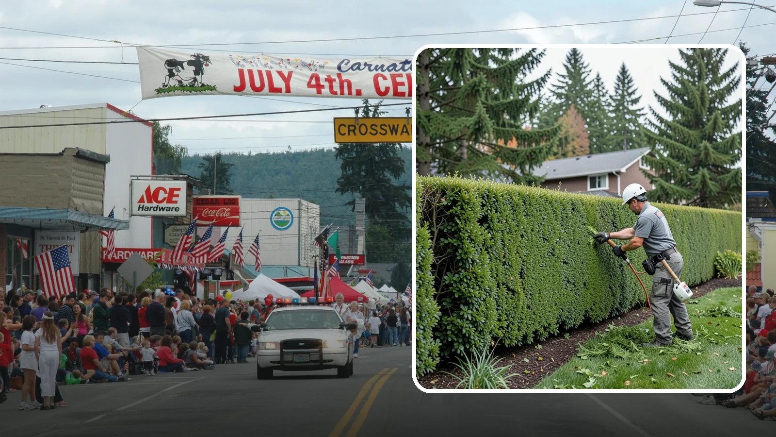Yew Hedge Trimming in Carnation, King County, WA - Traditional yew hedge trimming that shapes this classic conifer into dense formal walls, with the rare ability to regrow from old...