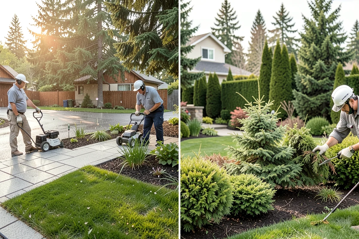Yew Hedge Trimming in Clyde Hill, King County, WA - Review shape, density, and any overgrowth