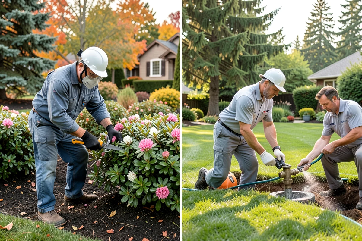 Yew Hedge Trimming in DuPont, Pierce County, WA - Review shape, density, and any overgrowth