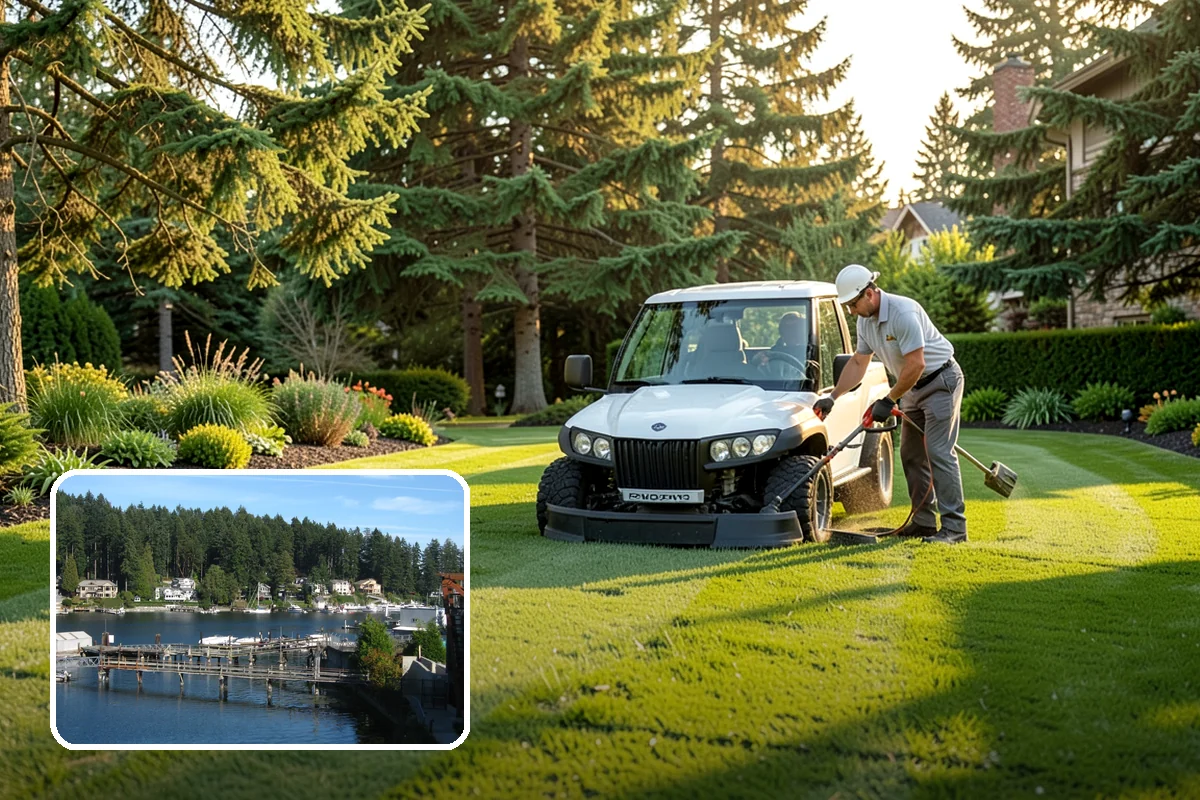 Yew Hedge Trimming in Gig Harbor, Pierce County, WA - Forms dense, dark-green formal walls