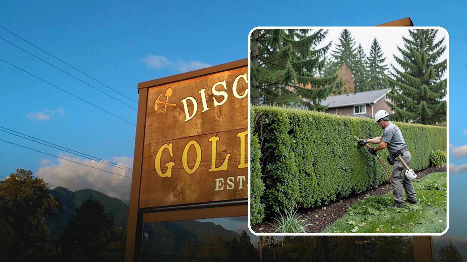 Yew Hedge Trimming in Gold Bar, Snohomish County, WA - Traditional yew hedge trimming that shapes this classic conifer into dense formal walls, with the rare ability to regrow from old...