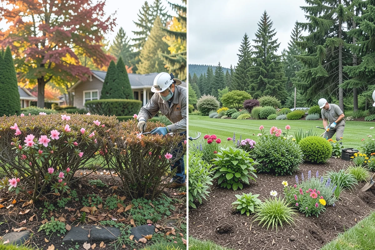 Yew Hedge Trimming in Marysville, Snohomish County, WA - Review shape, density, and any overgrowth