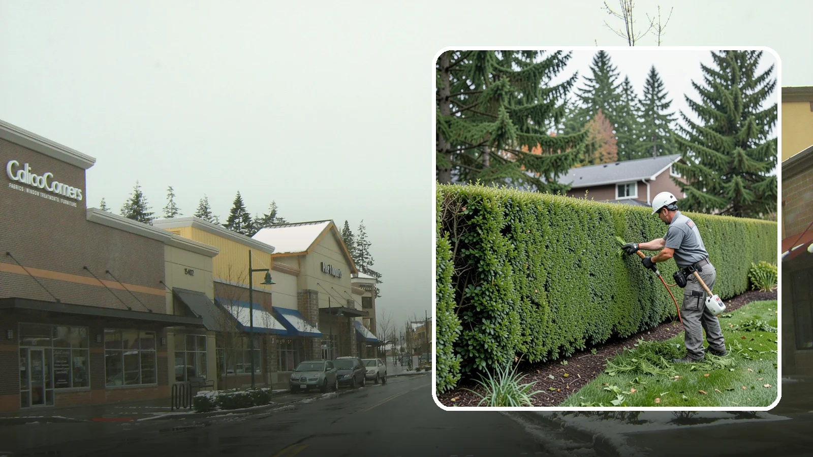 Yew Hedge Trimming in Mill Creek, Snohomish County, WA - Traditional yew hedge trimming that shapes this classic conifer into dense formal walls, with the rare ability to regrow from old...