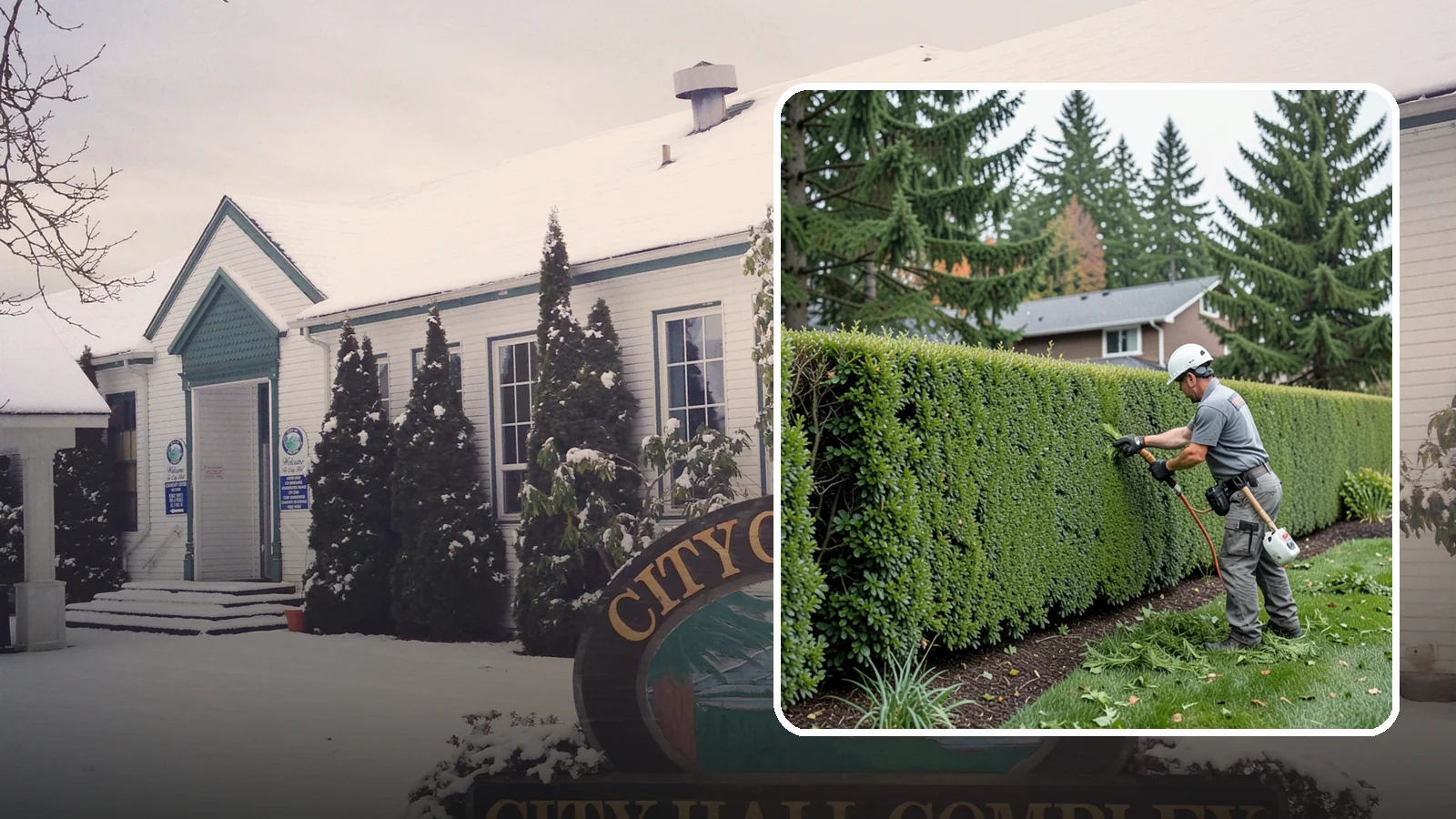 Yew Hedge Trimming in Pacific, King County, WA - Traditional yew hedge trimming that shapes this classic conifer into dense formal walls, with the rare ability to regrow from old...