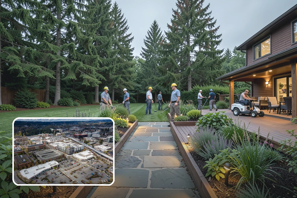 Yew Hedge Trimming in Redmond, King County, WA - Forms dense, dark-green formal walls