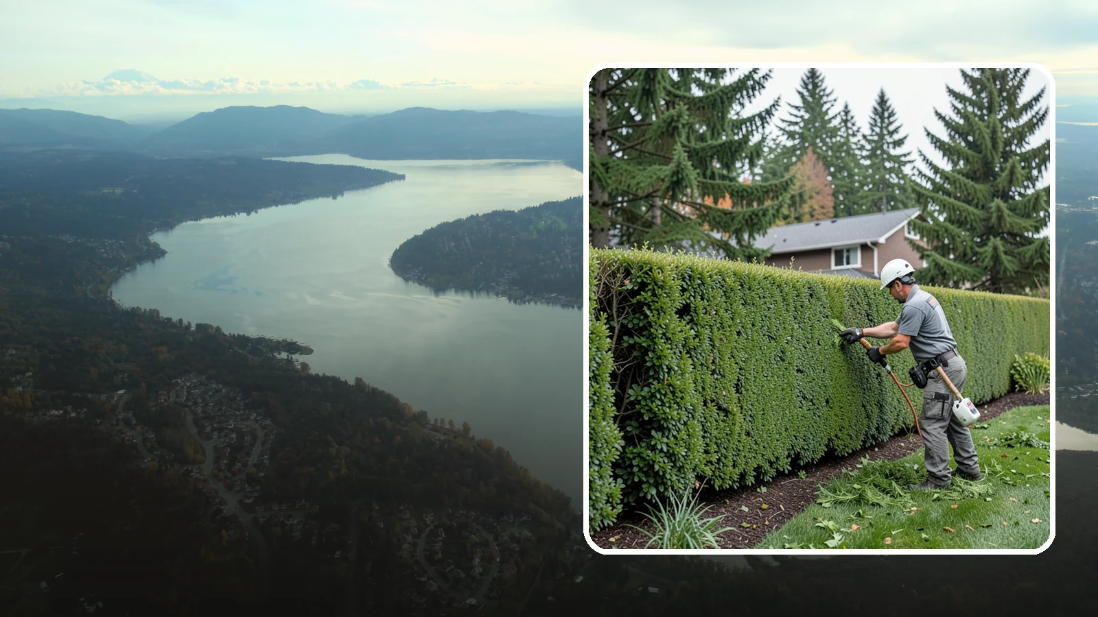 Yew Hedge Trimming in Sammamish, King County, WA - Traditional yew hedge trimming that shapes this classic conifer into dense formal walls, with the rare ability to regrow from old...